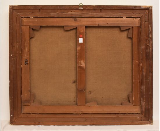 DIPINTI ANTICHI CON PAESAGGI CON GREGGE, ÉDOUARD PAIL, OLIO SU TELA, FINE DEL XIX SECOLO. (QP693)