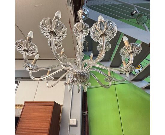 Antique large crystal chandelier from the late 19th century. High quality! 16 lights - Arms. Diameter 110 cm