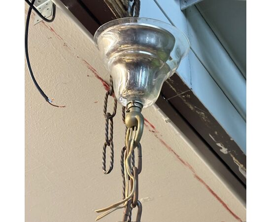 Antique large crystal chandelier from the late 19th century. High quality! 16 lights - Arms. Diameter 110 cm