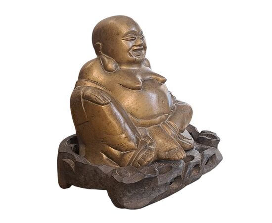 BRONZE BUDDHA - CHINA - 20TH CENTURY