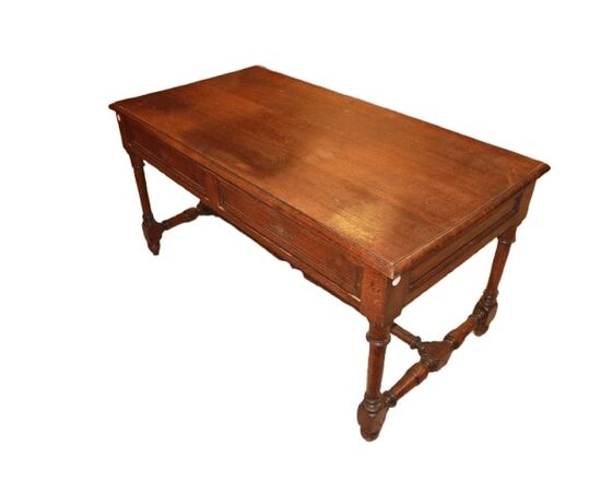 19th Century Solid Oak Desk