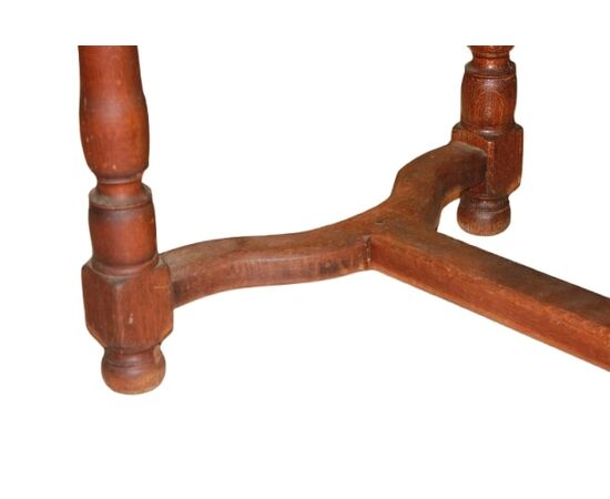 Tavolo Rustico in Legno di Rovere XIX secolo