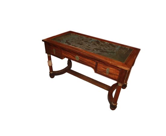 French Empire Style Mahogany Desk from the 1800s