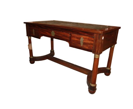 French Empire Style Mahogany Desk from the 1800s