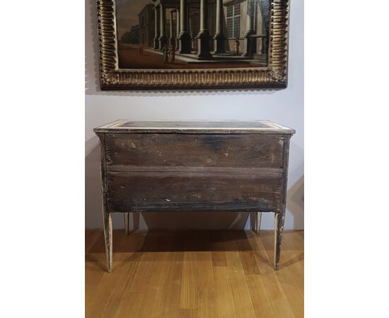 NEOCLASSICAL PAINTED CHEST OF DRAWERS LATE 18TH CENTURY