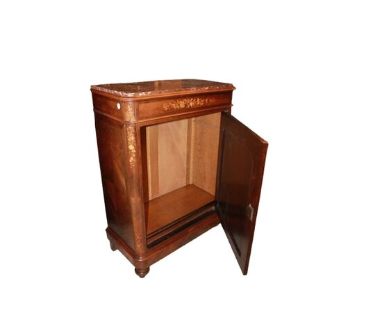 Parisian Rosewood Sideboard with Rich Inlays