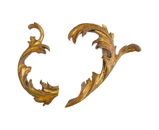 Antique gilded wooden friezes - O/8087 -