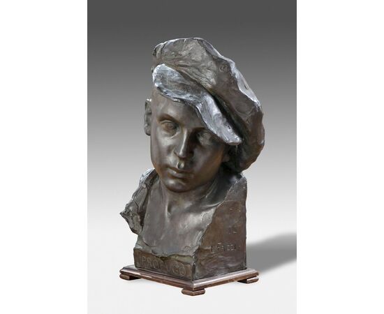 Scultura bronzo Libero Frizzi