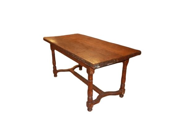19th Century Rustic Oak Table