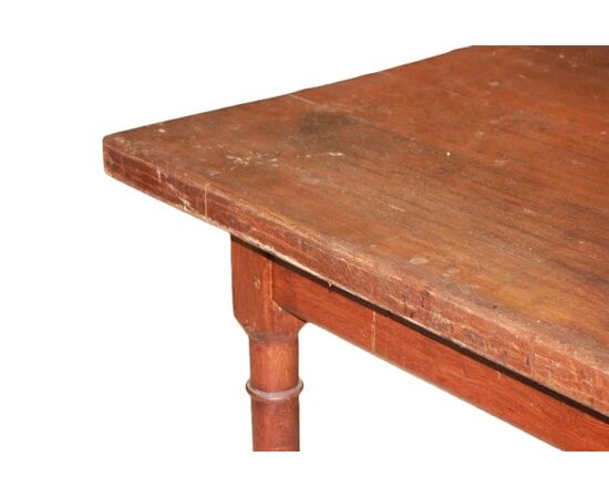 19th Century Rustic Oak Table