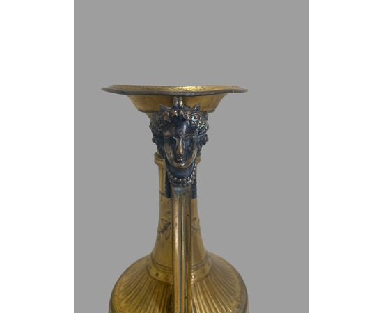 Pair of bronze vases Signed Henry-Cahieux