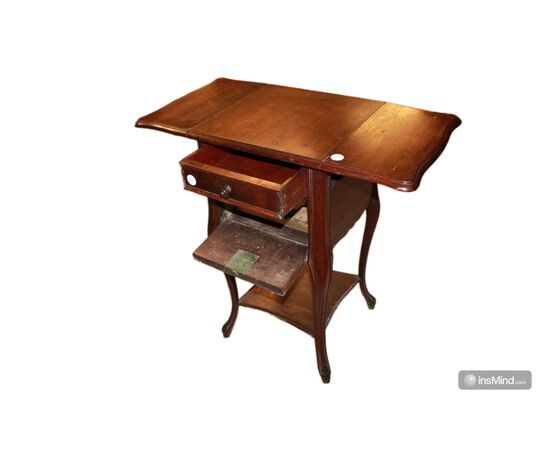 French bedside table Louis Philippe style from the 1800s