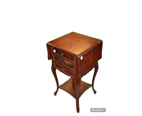 French bedside table Louis Philippe style from the 1800s