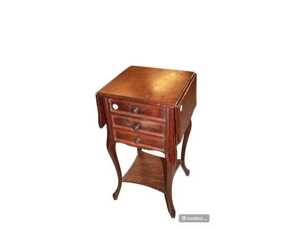 French bedside table Louis Philippe style from the 1800s