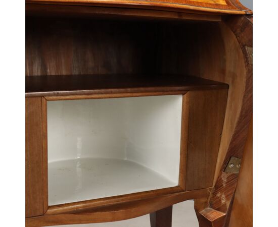 Pair of Baroque Style Bedside Tables, Italy, Early 20th Century