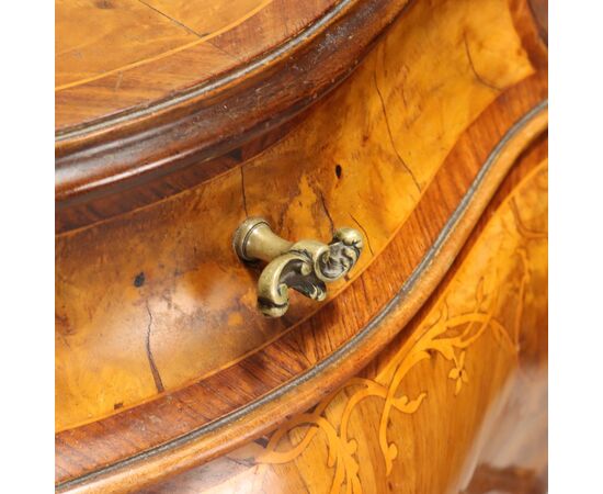 Pair of Baroque Style Bedside Tables, Italy, Early 20th Century