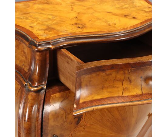Pair of Baroque Style Bedside Tables, Italy, Early 20th Century