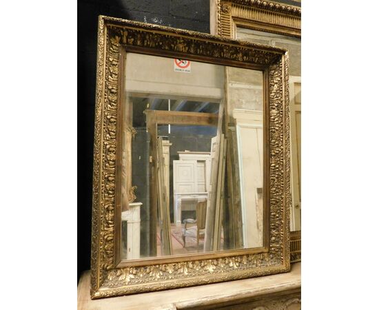 specc122 mirror &#39;800, meas. h 93 x 77 cm     