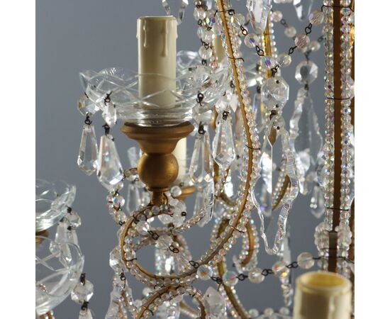 Twelve-light chandelier, Italy, 20th century