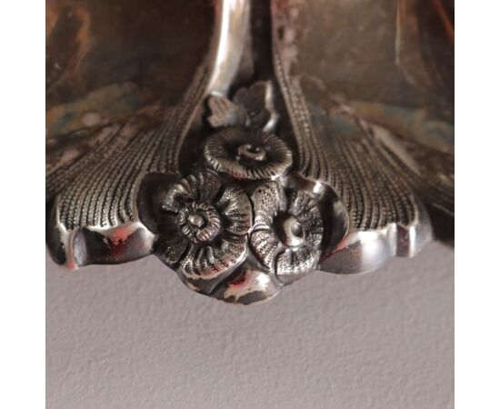 Central European Silver Inkwell, 18th-19th Century