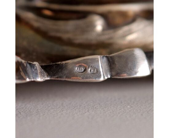 Central European Silver Inkwell, 18th-19th Century