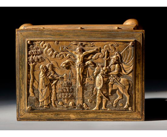 Bronze and gilded copper box, Central Europe, 16th century