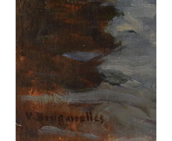 DIPINTI ANTICHI, QUADRI VEDUTA DI VENEZIA, PITTURA AD OLIO SU TELA, XX SECOLO. (QP694)