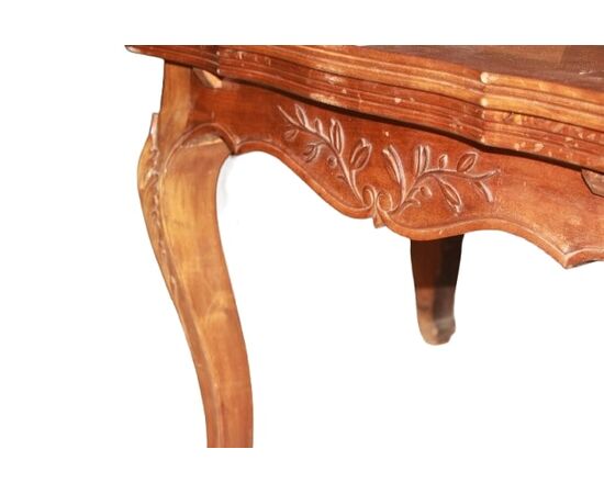 Tavolo Rettangolare Allungabile Stile Provenzale Francese di fine 1800 inizio 1900