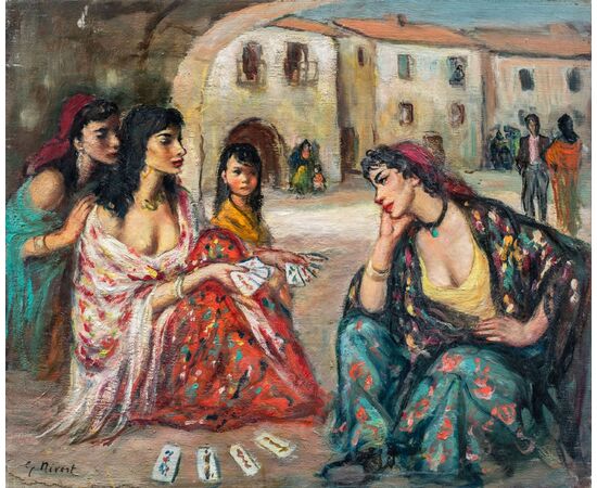Georgette Nivert (French, 1900 c.) - The Spanish Women.