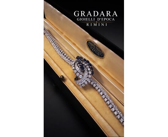 Bracelet with Sapphires and Diamonds
