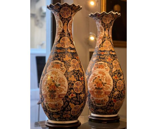 Pair of Japanese vases