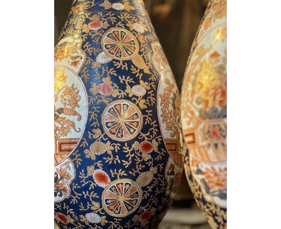 Pair of Japanese vases