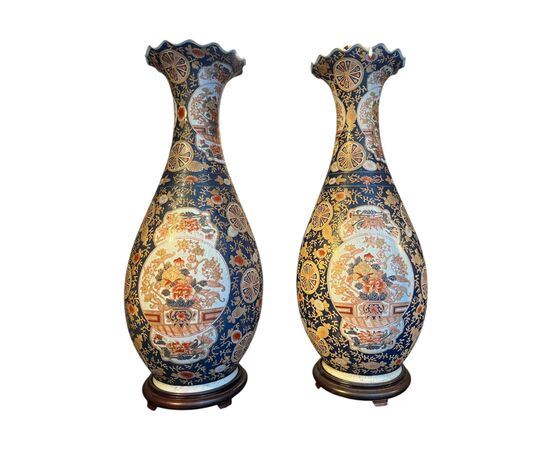Pair of Japanese vases