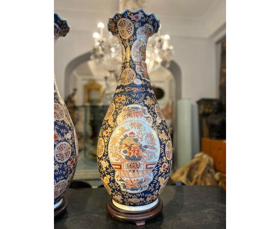 Pair of Japanese vases