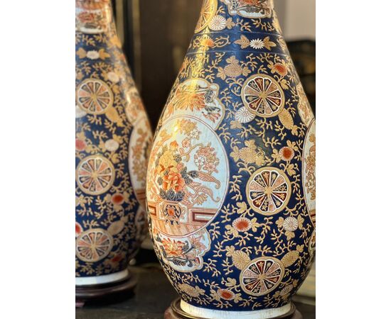 Pair of Japanese vases