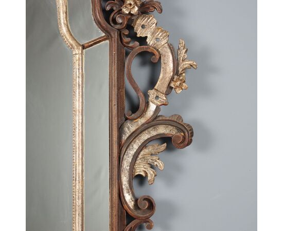 Rococo Style Mirror Italy First Half 20th Century