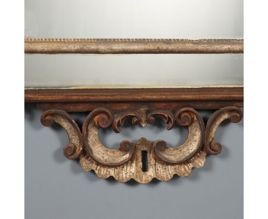 Rococo Style Mirror Italy First Half 20th Century
