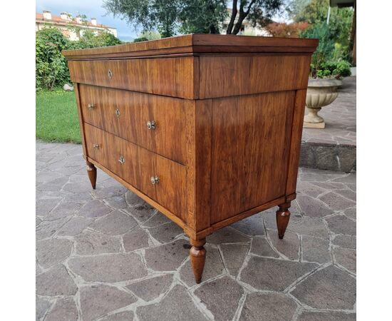 Cassettone faentino in noce Carlo X  1810