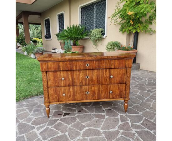 Cassettone faentino in noce Carlo X  1810