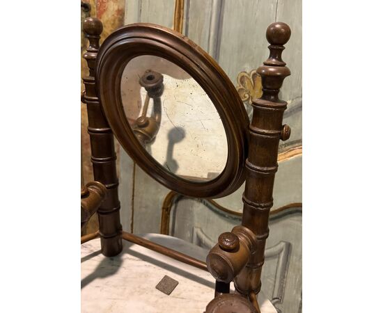 ARM254 - Toilette in legno, epoca '800, provenienza Piemonte, misure cm L 60 x H 125 x P 49