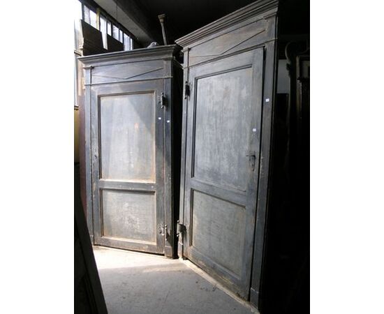 pts379 n. 6 700 mis.max end lacquered doors with frame 112 x 226