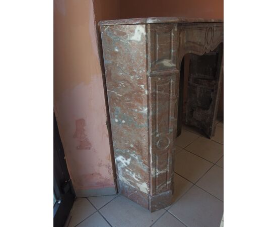 SIMPLE LOUIS PHILIPPE STYLE POMPADOUR FIREPLACE, FRANCE