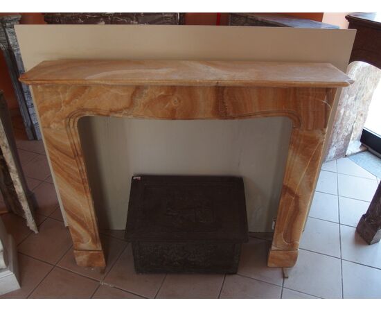 ONICE MARBLE FIREPLACE DECO' STYLE FRANCE cm L128xP27xH108