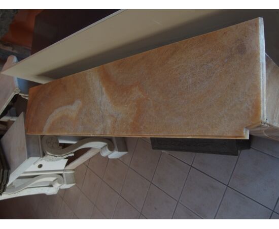 ONICE MARBLE FIREPLACE DECO' STYLE FRANCE cm L128xP27xH108
