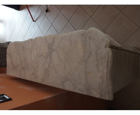 LOUIS PHILIPPE MARBLE FIREPLACE, LATE 19TH CENTURY, FRANCE, cm W113xD34xH99