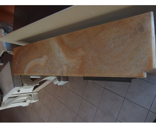 ONICE MARBLE FIREPLACE DECO' STYLE FRANCE cm L128xP27xH108