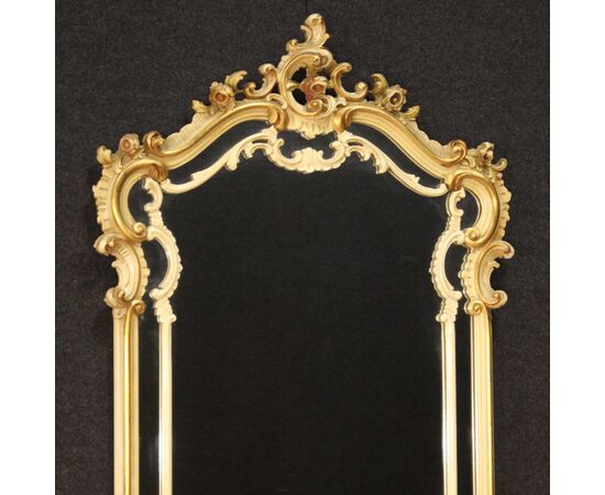 Great Italian console with mirror in Louis XV style