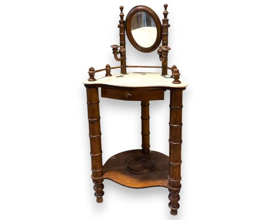 ARM254 - Toilette in legno, epoca '800, provenienza Piemonte, misure cm L 60 x H 125 x P 49