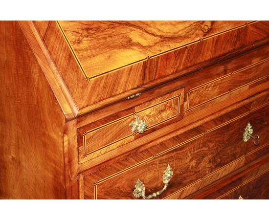 Ribalta Francese stile Transizione di inizio 1800 in Legno di Noce