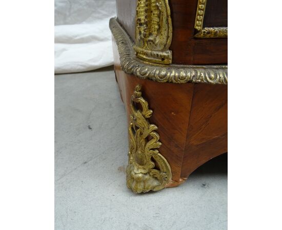Secretaire in palissandro con bronzi Napoleone III 1880 Francia